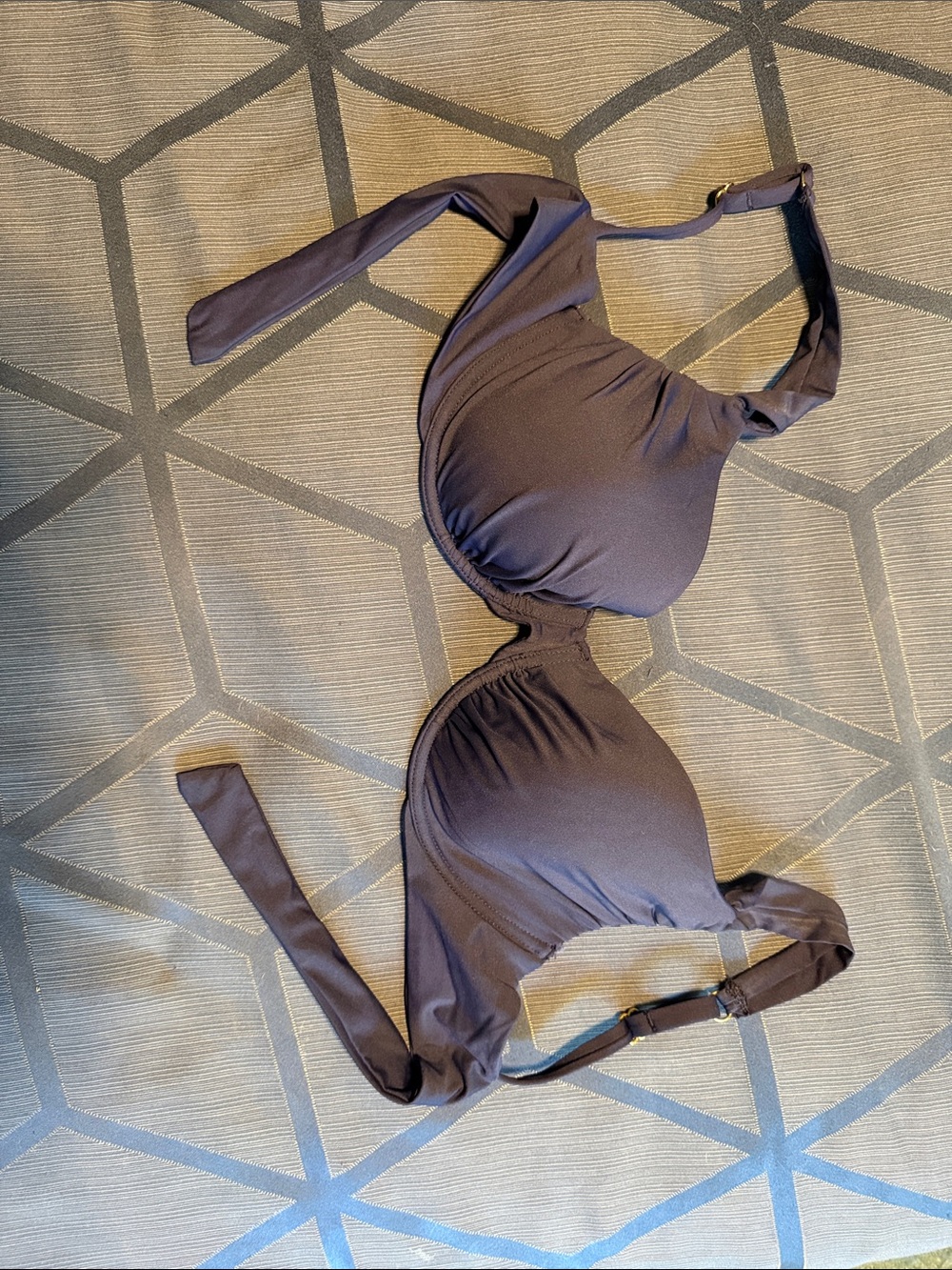 Tommy Bahama Halter Bikini Top in Navy Blue NWOT